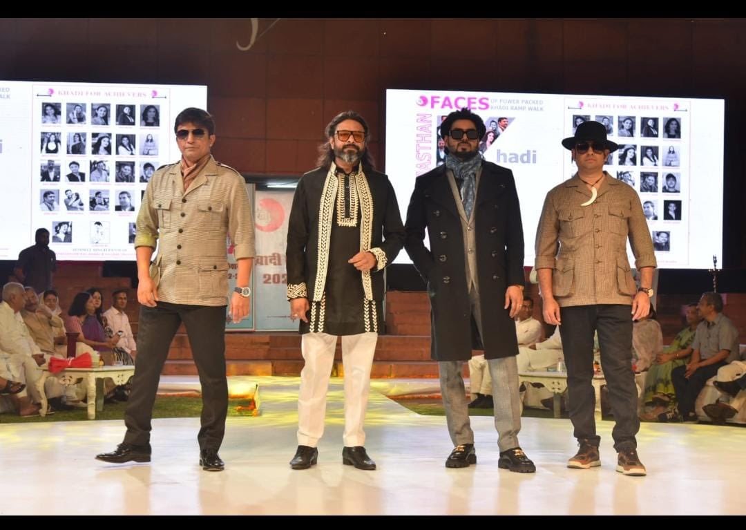 khadiboardraj's tweet photo. Khadi fashion Show held at Jawahar Kala Kendra on 29th March by Rajasthan Khadi &amp; Village Industries Board https://t.co/N504T897en
