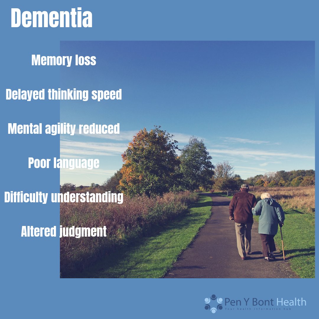 #Dementia is not only about #memoryloss. It can also affect the way you speak, think, feel and behave. If you're worried about your memory, or think you may have dementia, it's a good idea to see a GP. There is more information available on this link nhs.uk/conditions/dem…