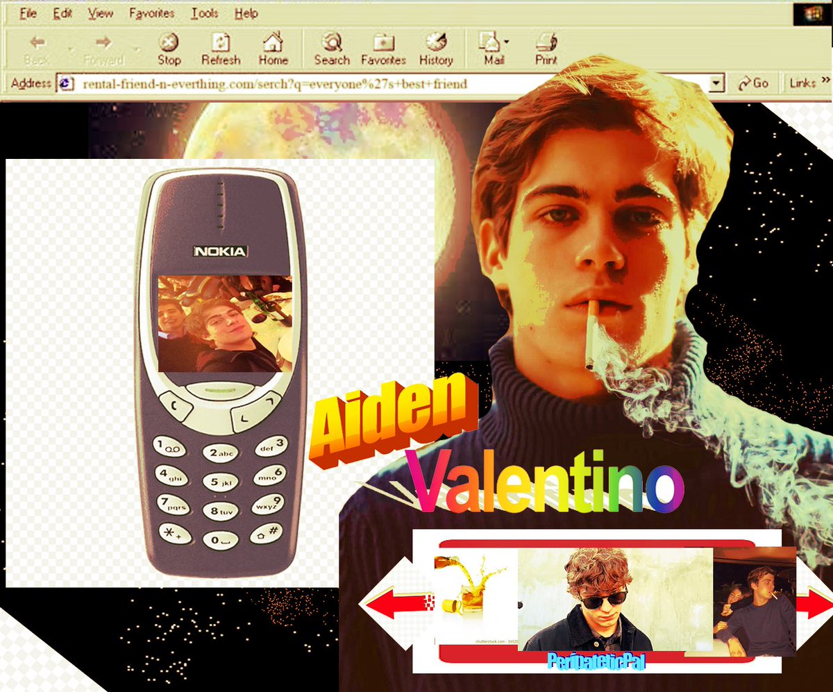 ~*Aiden Valentino*~
[“insert edgy quote here”]
> A Rental Friend.
>> I speak fluent sarcasm (17+)
>>>#octh (กำลังหัดเล่น)