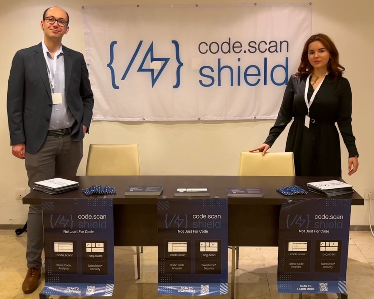 autorabit's tweet image. We had an amazing time at #DreamOle202 in Seville!
The #CodeScan team was honored to talk #StaticCodeAnalysis and all things #Salesforce #DevOps with other industry professionals.
Thanks for stopping by our booth! See you next time!