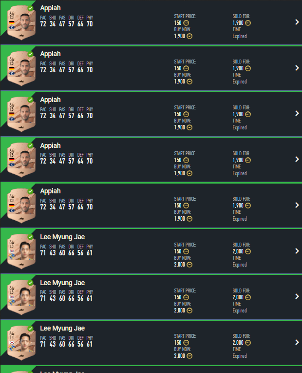 GunnersaurusFUT's tweet image. Daily SBCs have been giving me some love with solution trading

+105k in less than 40 mins