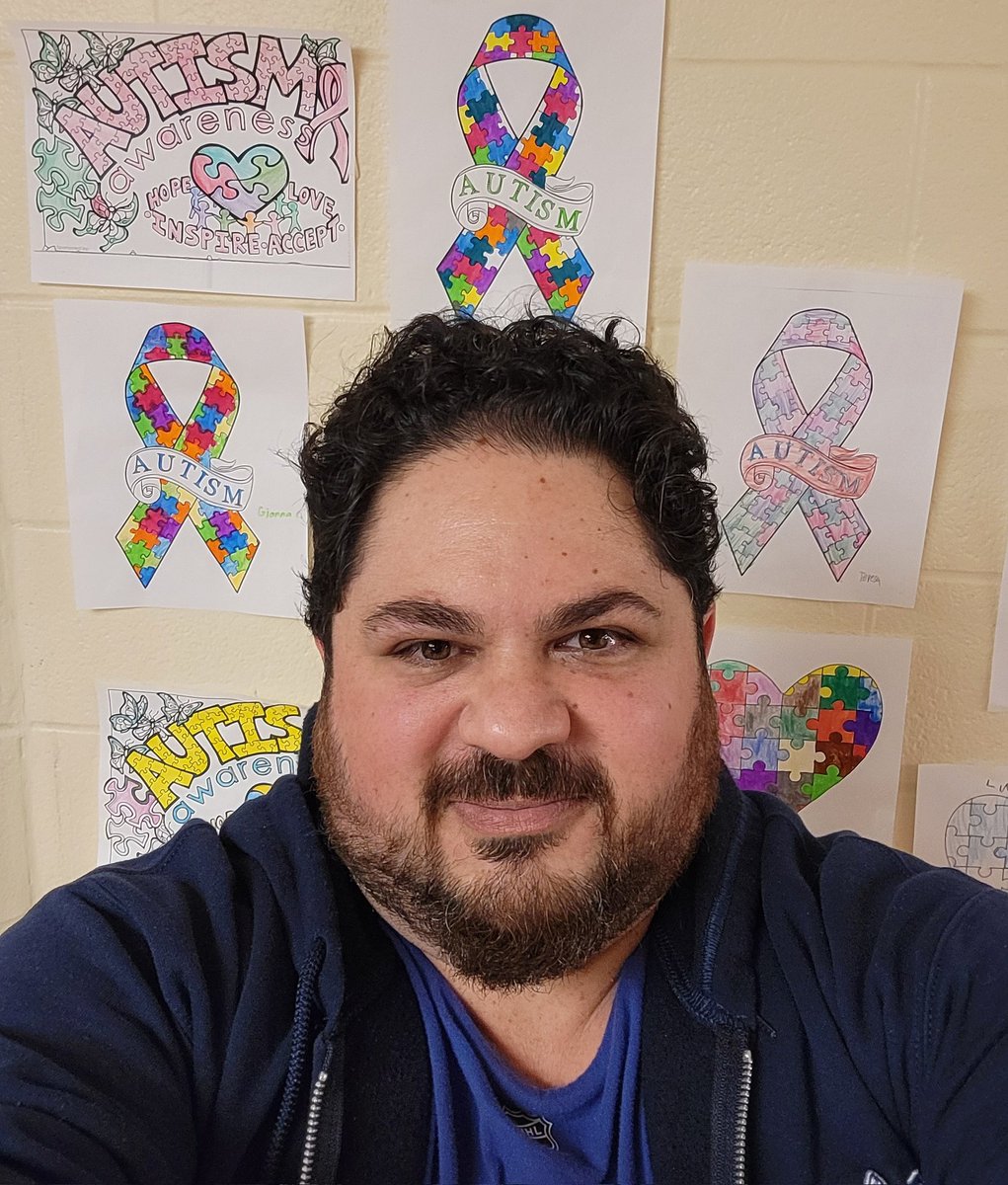 Celebrating #autismawarenessday today as April 2 falls on the weekend. Wearing my blue to #LightItUpBlue and raise awareness with our <a href="/SJNBestBuddies/">SJNBestBuddies</a> in support of our #ASD friends <a href="/sjnycdsb/">St. Justin, Martyr</a>

<a href="/YCDSB/">York Catholic District School Board</a> @SSD_YCDSB <a href="/DomenicScuglia/">Domenic Scuglia -</a> <a href="/AutismONT/">Autism Ontario</a>