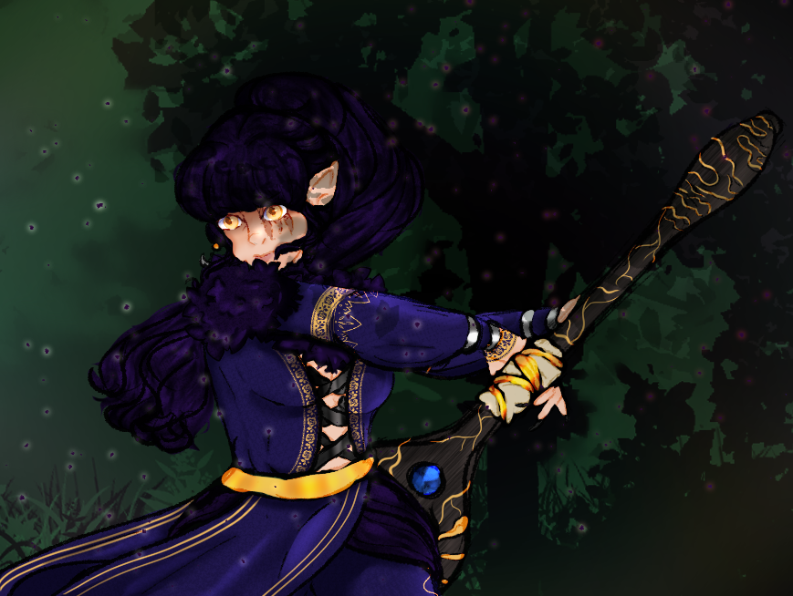PoisonPeachs's tweet photo. @pitypatblack I told you I had to give you the Bird, this is my Druid Shala from my favorite DnD game! She is a wildhunt shifter https://t.co/pSFjVgmFIH