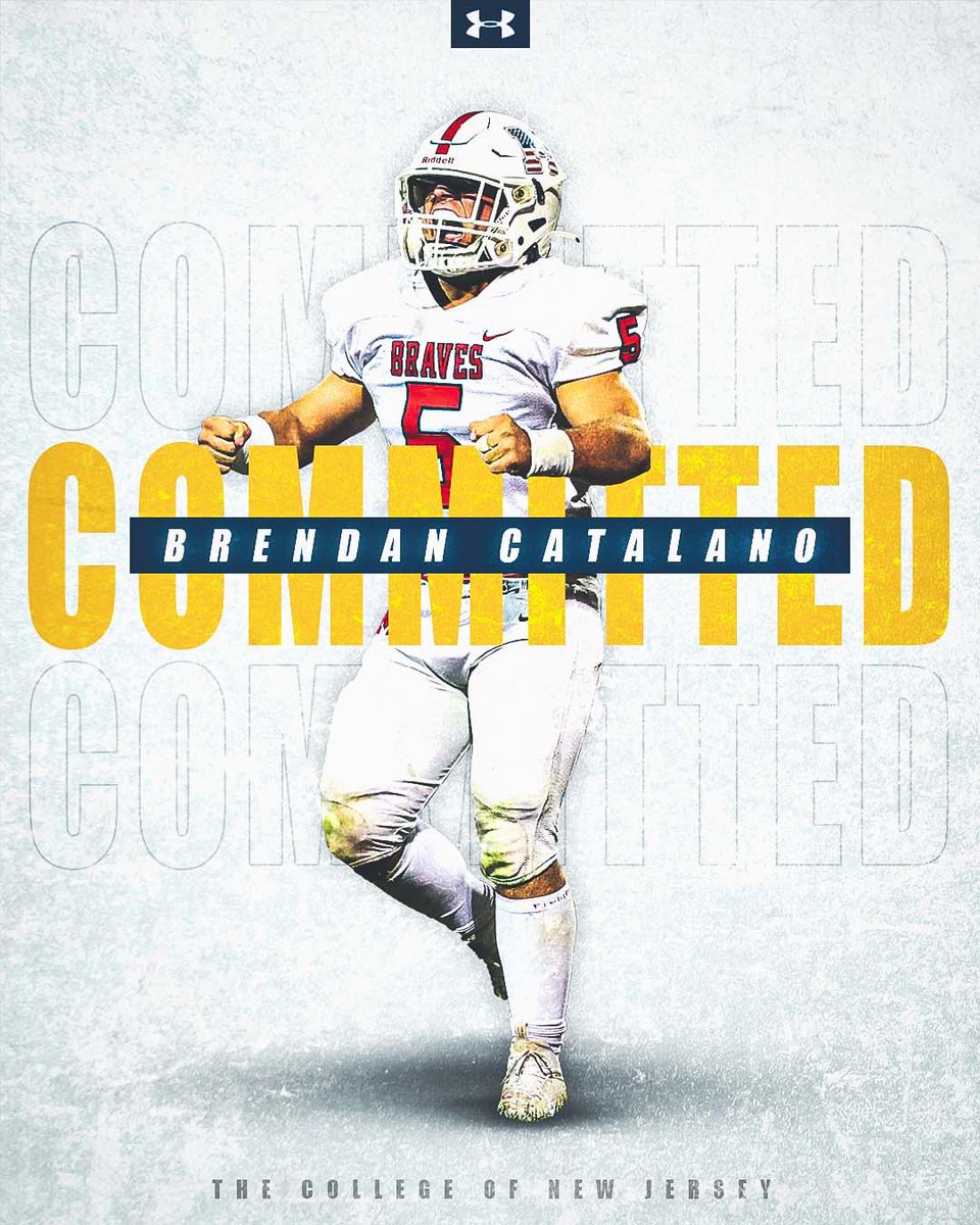 TCNJ Football (@tcnjfootball) on Twitter photo Future Lions Friday !! #LionsPride
Brendan Catalano (<a href="/BrendanCatalan5/">Brendan Catalano</a>)
Manalapan High School
Manalapan, NJ
Linebacker
5'9" - 190 Ibs
#WGF | #ForTheJersey | #BeBetter Future Lions Friday !! #LionsPride
Brendan Catalano (<a href="/BrendanCatalan5/">Brendan Catalano</a>)
Manalapan High School
Manalapan, NJ
Linebacker
5'9" - 190 Ibs
#WGF | #ForTheJersey | #BeBetter