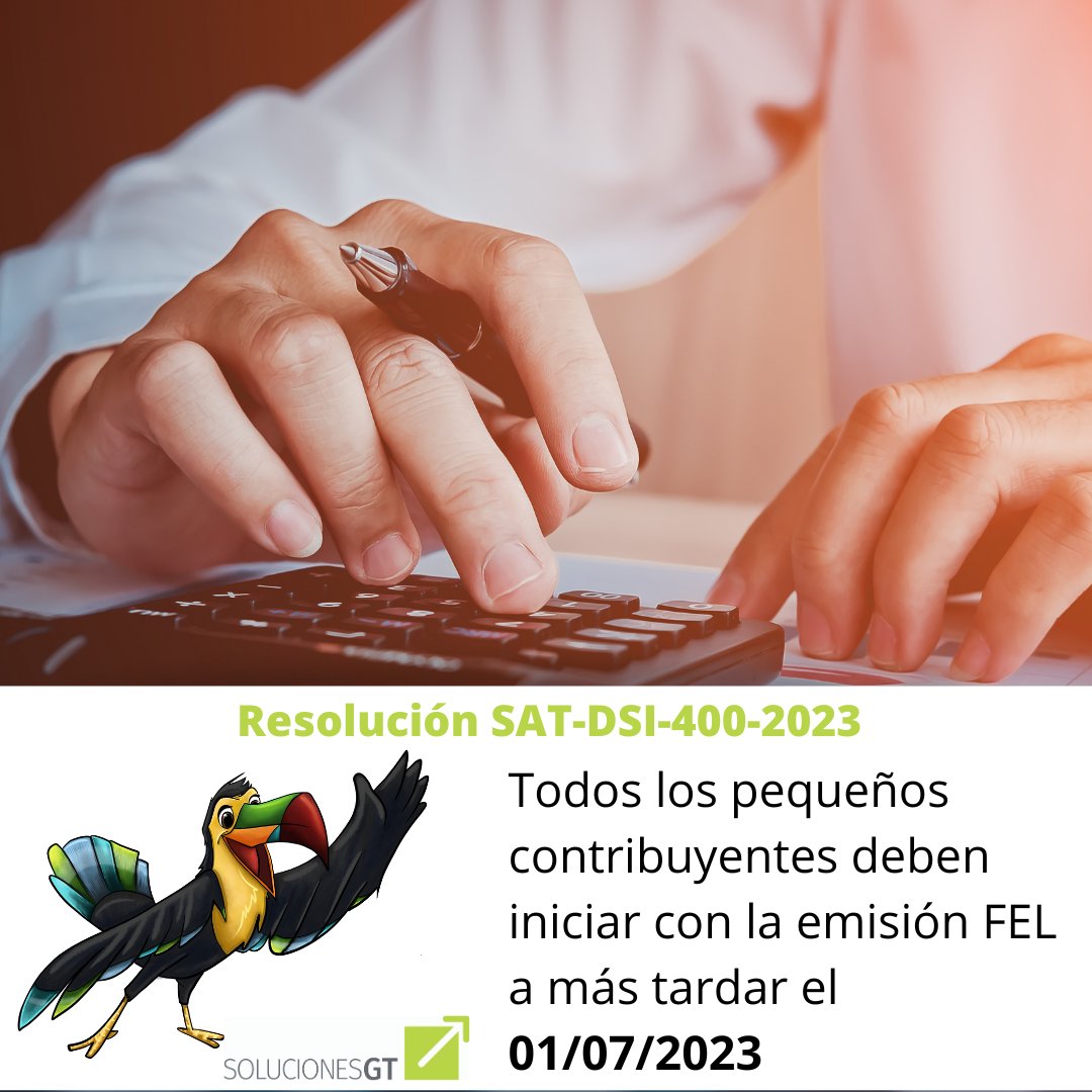 Hoy salió publicado en el Diario de Centro América, la prórroga para que los pequeños contribuyentes tengan obligación de emitir FEL.