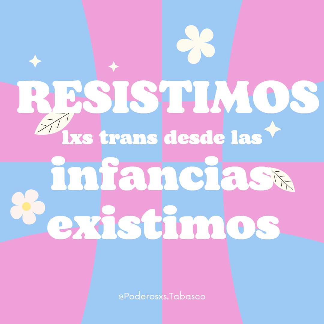 PoderosxsTab's tweet photo. ¡El estado está en deuda con lxs trans!

Lxs trans estamos en todas partes, hemos estado siempre y seguiremos presentes, somos diversxs y queremos los derechos de todxs desde cada trinchera.

#31M #VisibilidadTrans #TransTabasco #TransEsBello https://t.co/UTzEuBf8vy