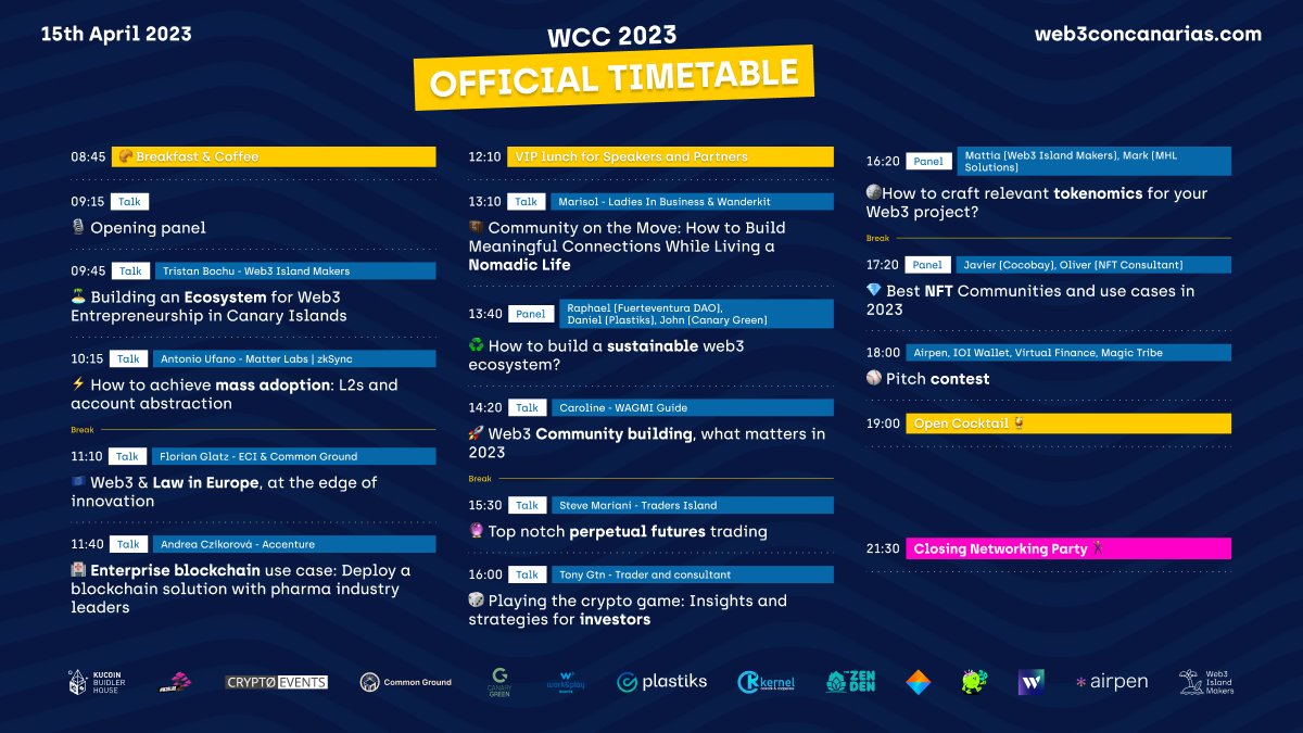 WCC || Web3 Con Canarias tweet media