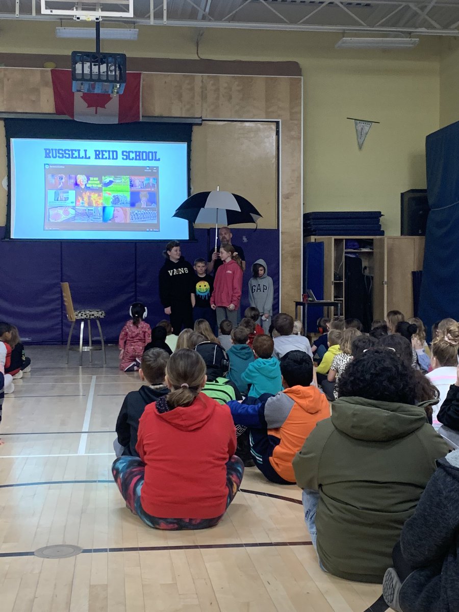 Recognizing our Umbrella Award Winners for March and a surprise from Atticus and Scarlett. 😊❤️

Continuing to build each person’s umbrella as we learn and grow together.  Bring on Self Compassion and April! ☔️ ☂️ 

@RussellFalcons <a href="/GEDSB/">Grand Erie District School Board</a> <a href="/umbrellapjct/">The Umbrella Project</a> #RRSbethechange