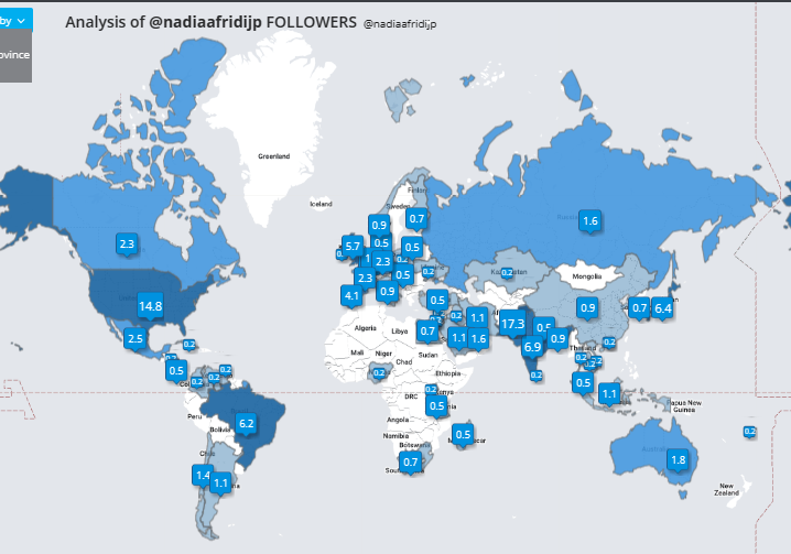 nadiaafridijp's tweet image. So, according to #tweepsmap, my best-performing country is Spain. My best-performing city is Alacant, Spain...who's this?
My least performing country is USA. My least performing city is Ariccia, Italy