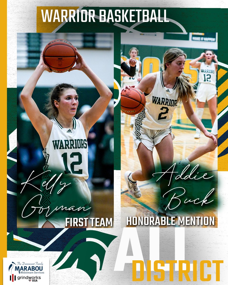 TWCAgirlshoops's tweet photo. Wanted to give a huge congrats to Kelly Gorman (1st Team All-District) and Addie Buck (Honorable Mention All-District) for their accolades from this season! Proud of the effort these girls put in each day. Well deserved! https://t.co/aebYUWwFoT