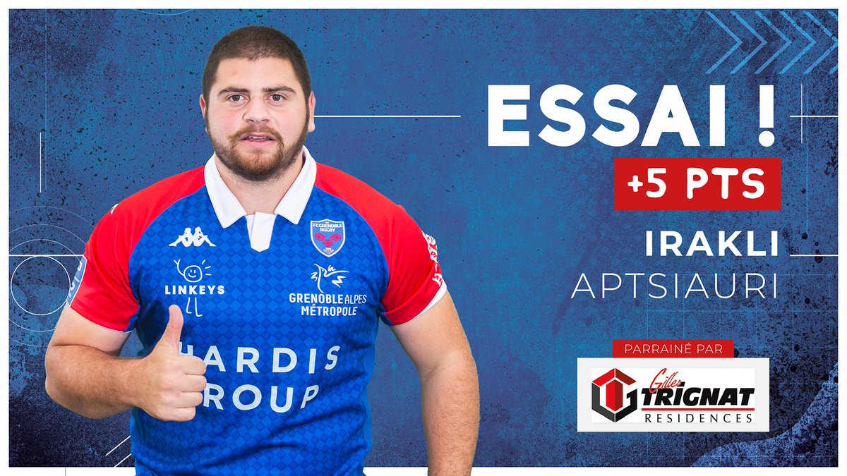 FCGrugby's tweet photo. Essai d'Irakli Aptsiauri !!
7-10
#RCMEFCG #AllezFCG https://t.co/WDlTWEwprS