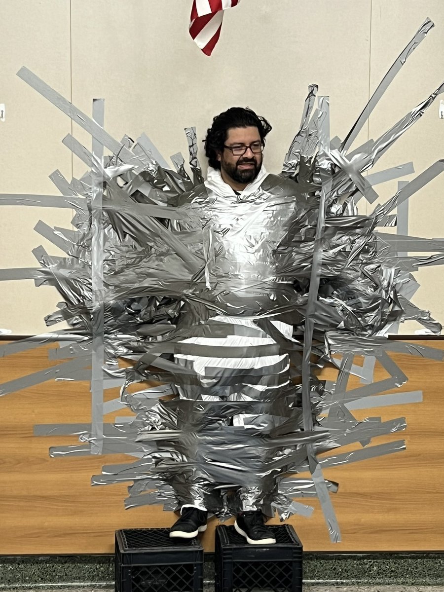 will 👏🏻 he 👏🏻 stick?! 👏🏻 #fundraiser 
#mortonpride #orgullomorton