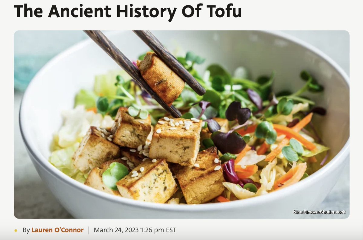 Versatile and protein-packed, tofu has been around for 2000 years. Discover its origins in China and how it made it’s way throughout Asia and the United States. Read all about The Ancient History of Tofu in my latest article for DailyMeal:
thedailymeal.com/1238074/the-an…