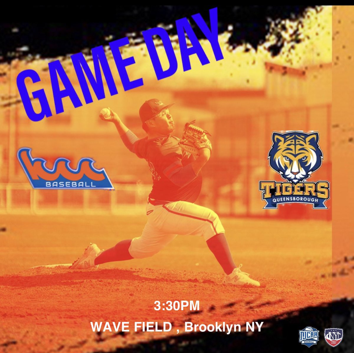 KCCWaveBaseball's tweet image. GAME DAY! The second game of our series with QCC, takes place today at Wave Field . 3:30 first pitch . Manny Ariza looks for his third victory of the season on the bump. #OneThought #CUNYAC #njcaa #njcaabaseball #jucobaseball #baseball