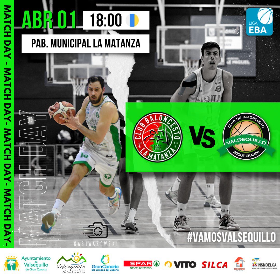 cbrgvalsequillo's tweet photo. #GAMEDAY
Nuestro #LigaEBA viaja mañana a tierras tinerfeñas en busca de la onceava victoria 👊🏀

#VamosValsequillo https://t.co/fSmPzX86YM