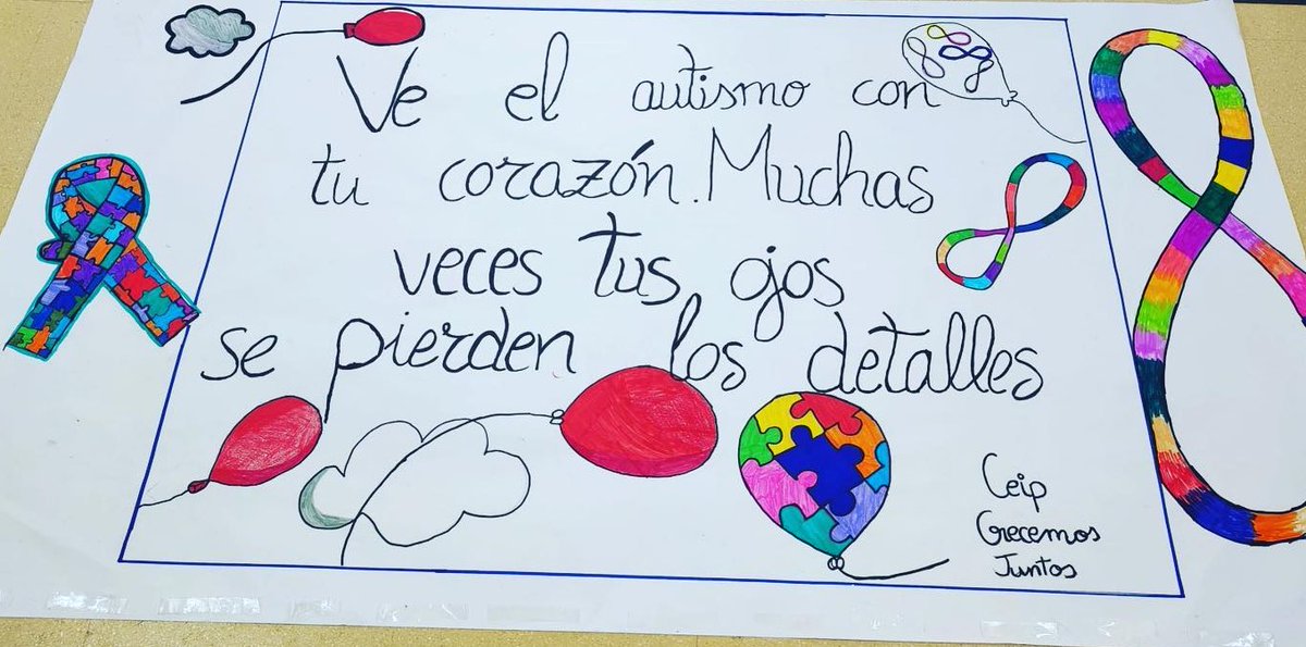CeipCj's tweet photo. Campaña #LamémosloPorSuNombre, visibilizando el TEA y ayudando a comprender la variabilidad que existe dentro del espectro del autismo.
Nuestros niños y niñas más pequeñines y los/as más mayores❤️ https://t.co/809hbfCF5m