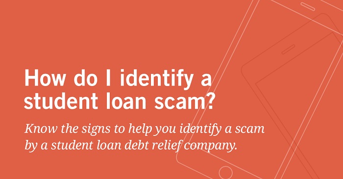 usedgov's tweet photo. ⚠️ Know the signs of student loan scams! ⚠️ 
 
💰 You're asked to pay an upfront cost or monthly fees
🤨 You're promised immediate loan forgiveness
🔑 You're asked to provide your FSA ID password

👇 Here's how to keep yourself safe 👇
https://t.co/jZYzBsfd7R
#FactFriday https://t.co/wwEabvhAhT