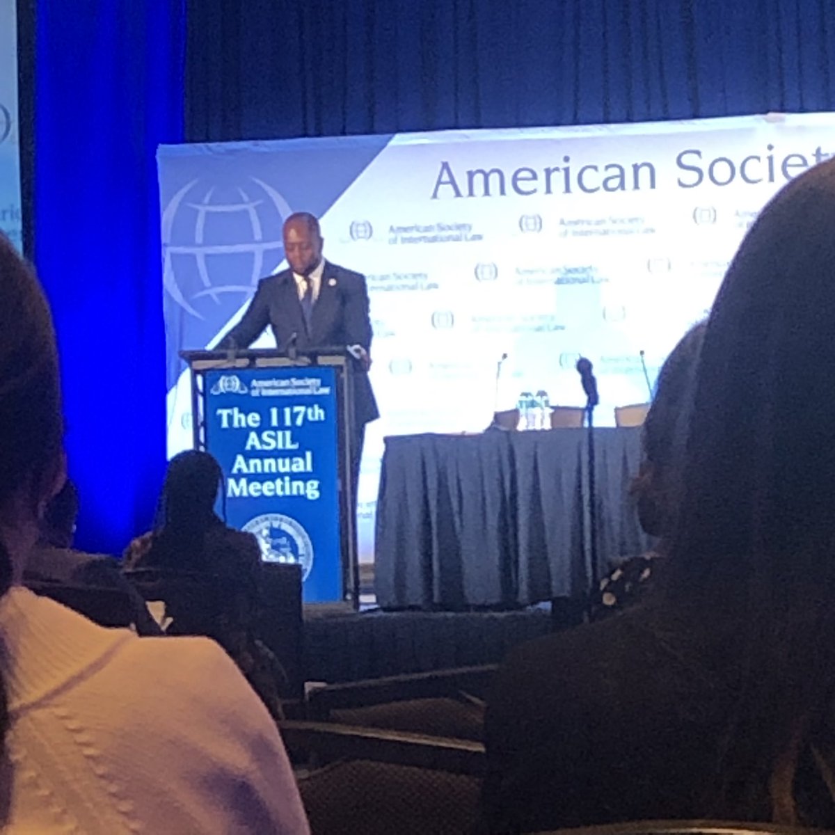 James Thuo Gathii (@jtgathii) on Twitter photo Powerful Keynote by Amb Martin Kimani at #ASILAM 2023 calling out the legalized domination of the great powers and making the case for middle powers and small countries to operate independently of the emerging unipolar world <a href="/afronomicslaw/">Afronomicslaw</a> <a href="/TWAILReview/">TWAIL Review</a> <a href="/asilorg/">ASIL</a> Powerful Keynote by Amb Martin Kimani at #ASILAM 2023 calling out the legalized domination of the great powers and making the case for middle powers and small countries to operate independently of the emerging unipolar world <a href="/afronomicslaw/">Afronomicslaw</a> <a href="/TWAILReview/">TWAIL Review</a> <a href="/asilorg/">ASIL</a>