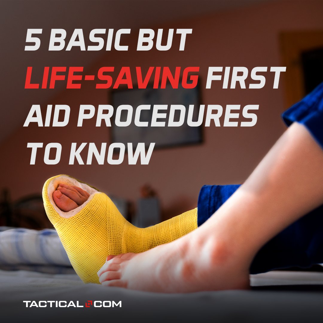 Medical emergencies are a novice prepper's worst nightmare.

Your bushcraft skills may be second to none, but it won't mean squat when you're bleeding profusely from a bear attack.

Save a stranger's life or your own with these 5 basic first aid procedures:bit.ly/3kxvuRi