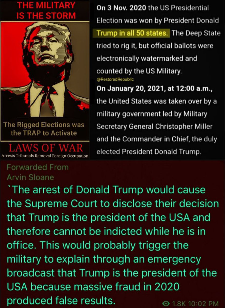 RealTomNumbers's tweet photo. LAWS OF WAR = 118
THE STORM = 118
THE AWAKENING = 118

SUPREME COURT = 174
STORMY DANIELS = 174
TRUST THE PLAN = 174
EYE OF THE STORM = 174
APRIL THE STORM = 174
THE AWAKENING LIGHT = 174
REAL DONALD TRUMP = 174

@realDonaldTrump @POTUS45 @IvankaTrump @EricTrump @MorigeauJanine https://t.co/bKNnsLC1yN