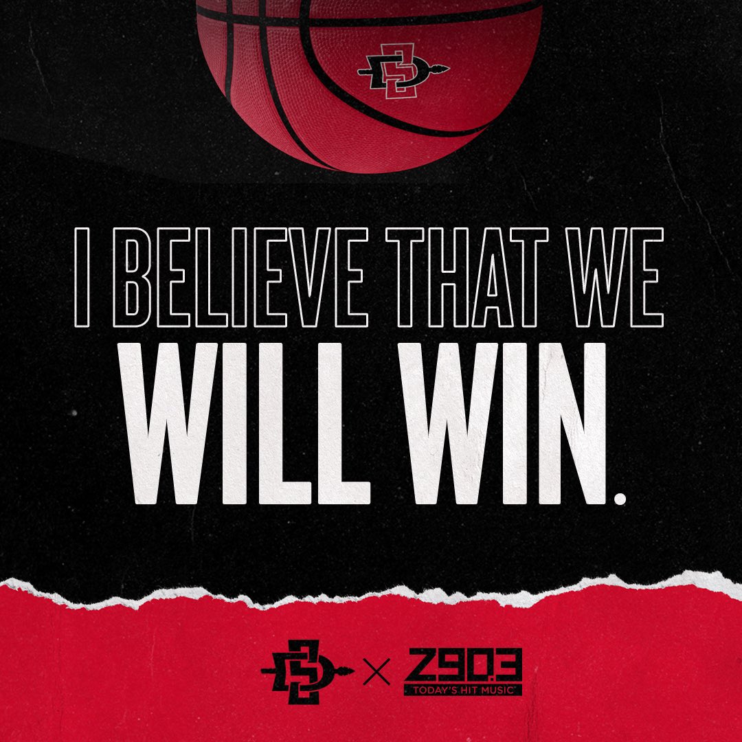 Z903's tweet image. We’ll be cheering on our Aztecs as they take on Florida Atlantic tomorrow for the #FinalFour 🏀

#LetsGoAztecs #TheTimeIsNow #SDSU