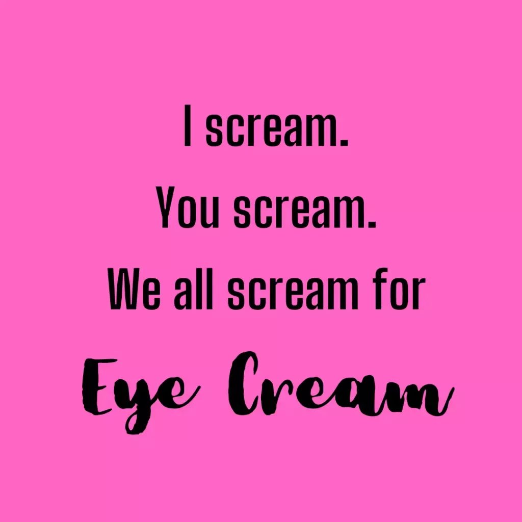 Glyderm eye cream with Vitamin K