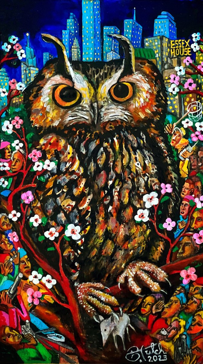 Bill Hutchinson (@bill_hutchinson) on Twitter photo Inspired by his zeal for freedom, I painted #Flaco— the Eurasian eagle owl who escaped from his vandalized Central Park Zoo enclosure 2 months ago and continues to thrive #birdcpp #birdsoftwitter <a href="/flaco_theowl/">FlacoTheOwl</a> — abcnews.go.com/US/flaco-escap… Inspired by his zeal for freedom, I painted #Flaco— the Eurasian eagle owl who escaped from his vandalized Central Park Zoo enclosure 2 months ago and continues to thrive #birdcpp #birdsoftwitter <a href="/flaco_theowl/">FlacoTheOwl</a> — abcnews.go.com/US/flaco-escap…