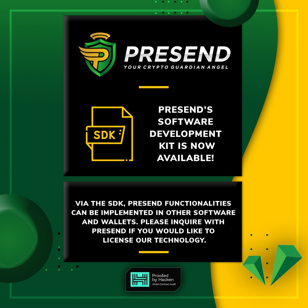 🚨Attention Wolfer Finance!

🧠@PreSend_io has now completed their SDK package, allowing other projects to integrate with PreSend!

📈PreSend is about to see incredible growth like you couldn’t believe!

♥Follow for the newest updates and more!
#wolferfinance 
#presendio