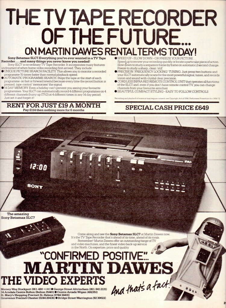 Graeme Wood on Twitter "In 1980 The TV Tape Recorder of the Future