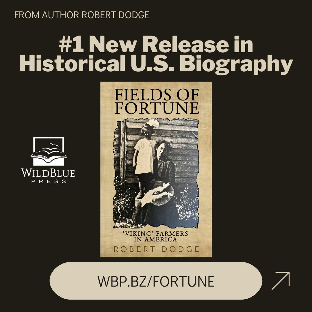 WildBluePress's tweet photo. Another ranking for Fields of Fortune! It is also the #1 new release in Historical U.S. Biographies on the Kindle Store. Get your copy now and see what the buzz is about!
https://t.co/8UUSGivoGK
#history #ushistory #norway #norwegian #usbio #biography #booktok #bookstagram https://t.co/K3OzbaMhP7
