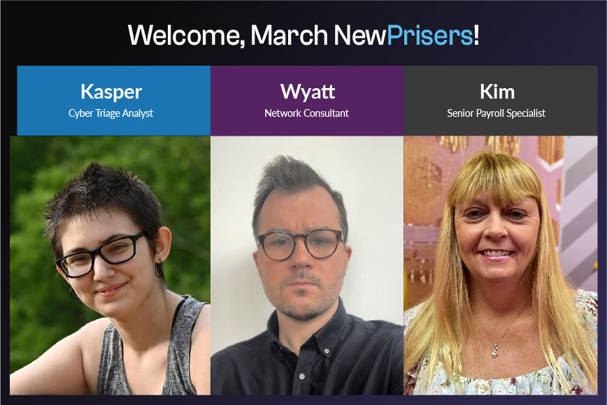 Dataprise's tweet image. Join us in welcoming our March #NewPrisers to the #Dataprise Family!

#Newhire #NewEmployee #Welcome #NewPrisers #winningwithIT #topworkplace #lovewhereyouwork