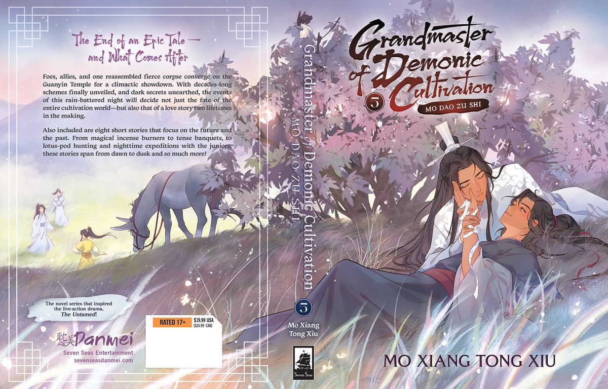 Seven Seas Entertainment Posts Cover for Grandmaster of Demonic Cultivation:  Mo Dao Zu Shi (Manhua) Vol. 3 