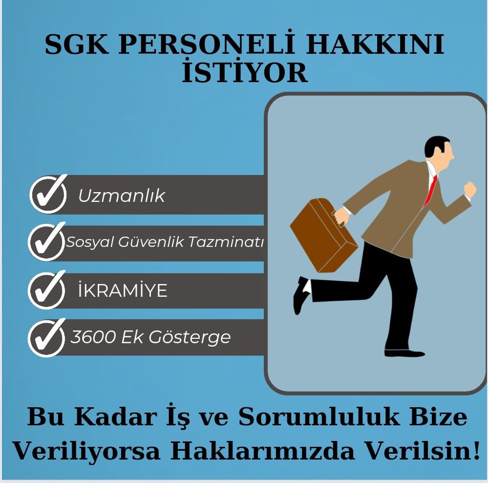 19bjk03tr's tweet photo. #SGKAilesiEylemde
SGK Personeli 12 yıldır mağdur. 666 sayılı KHK ile tüm hakları elinden alındı ve 11.200 TL maaşa talim ediyor. Onurlu bir yaşam için, görev/sorumluluk/ücret dengesi içinde hakettiği özlük haklarına kavuşuncaya kadar #SGKAilesiEylemde https://t.co/ui4Juf3nYI