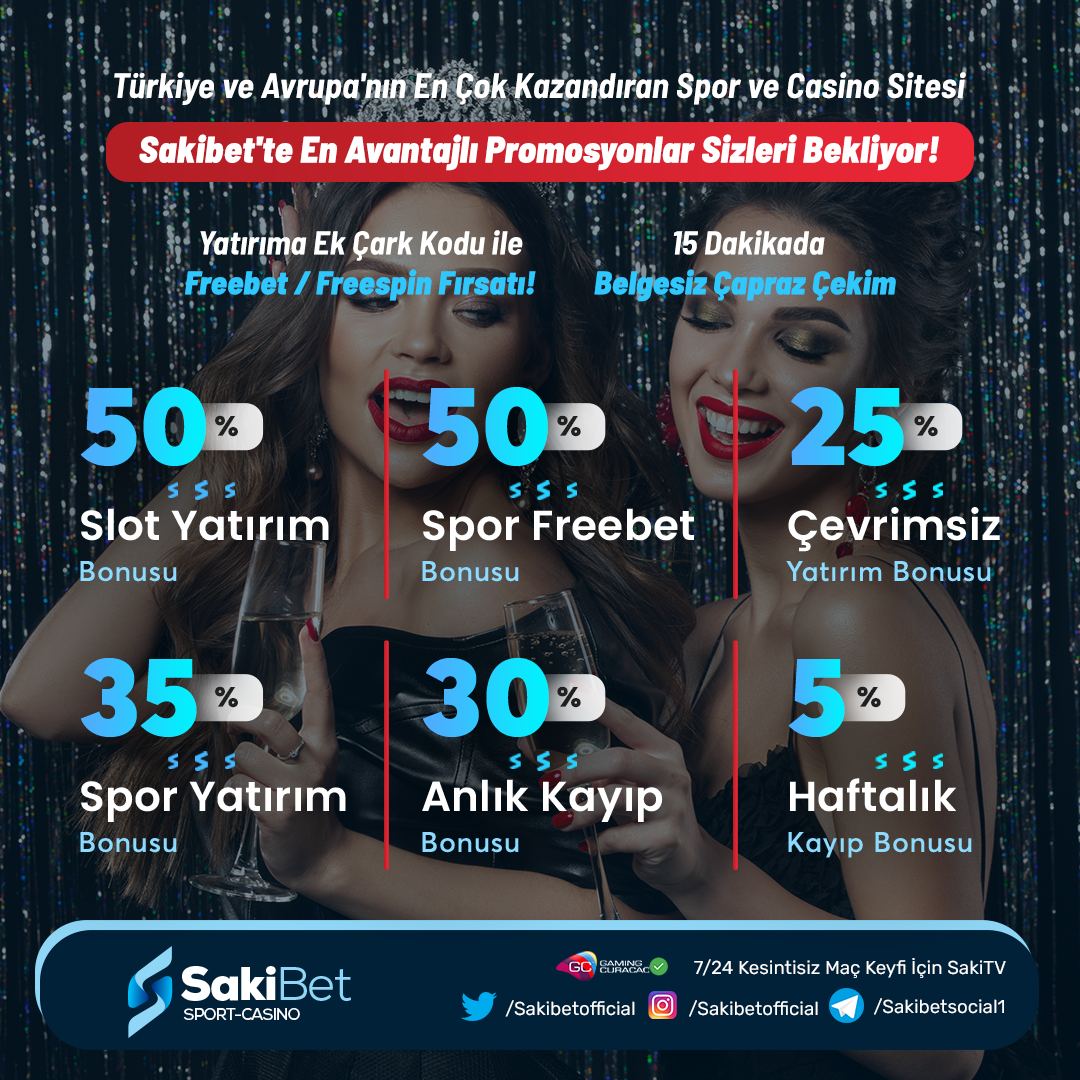 sakibetofficial's tweet photo. 🎰🎰SakiBet Kazandırıyor , Heyecan Ve Kazancın Adresi 🎰🎰

🎰 Birden Çok Bonus Ve Kazanç Seni Bekliyor Çevirdikçe Kazanmaya Başla !!

🎰 #SakiBet İle Kazancı Yakala  !!

⏰  GÜNCEL GİRİŞ 🎰  https://t.co/ORvKB5jFz6 https://t.co/i5EsZE45g4