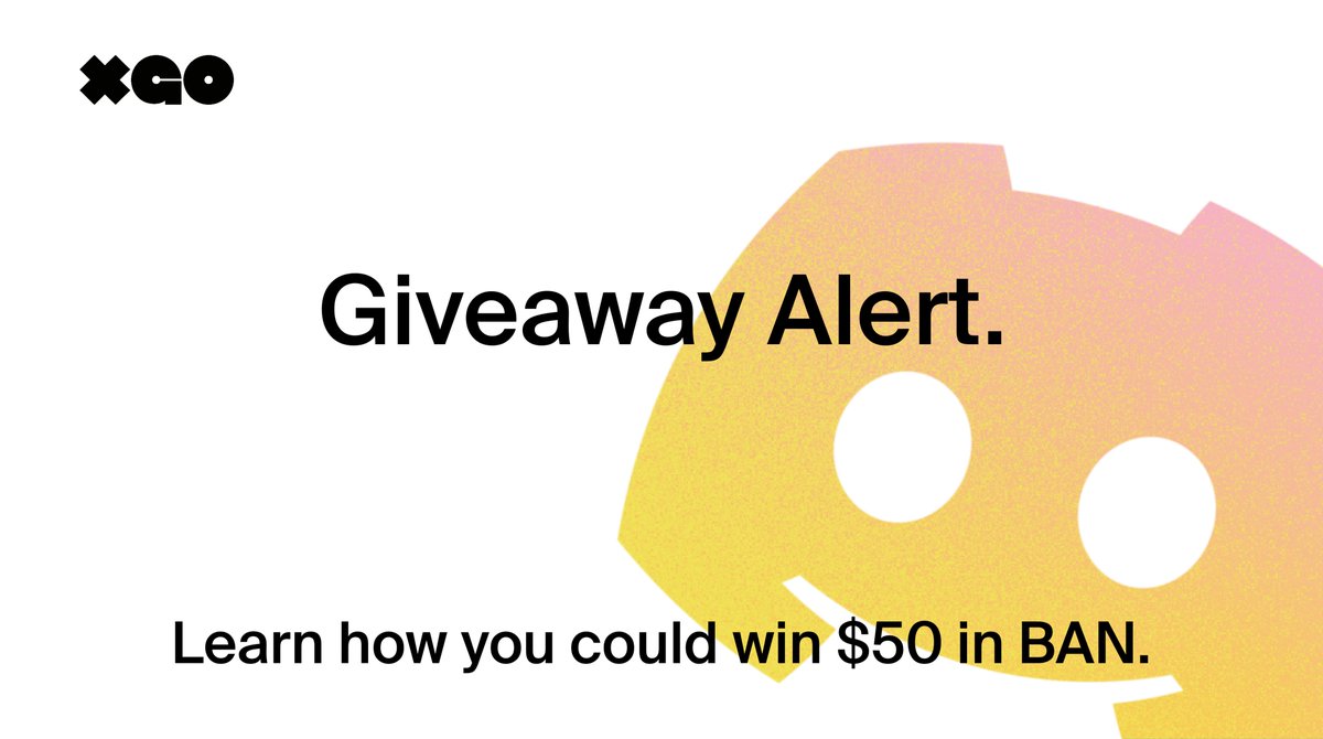 Celebrate <a href="/bananocoin/">BANANO</a>'s 5th birthday with a chance to win $50 in $BAN 🍌

To Enter:
🖥️ Join our Discord: discord.xgo.com
🔎 Find the "📝|contest-entries" channel
✍️ Post your XGo WalletID ([yourname].xgo.id)

Ends in 48 hours

Stay tuned for more surprises this weekend 👀