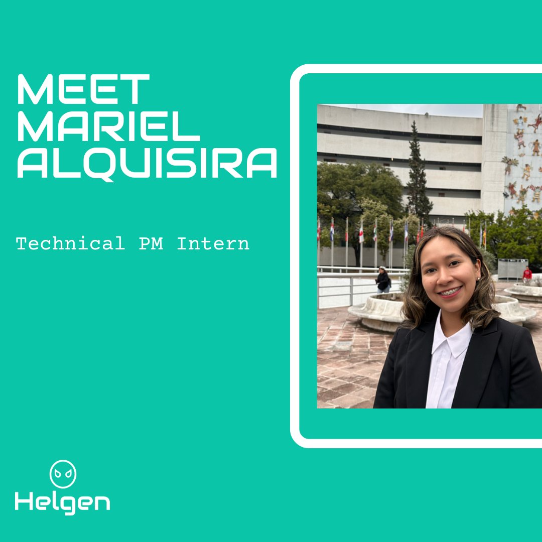 HelgenTech's tweet image. Hi everyone!
👋 Meet Mariel Alquisira, our Technical PM Intern! Mariel has been with us since October 2022! She oversees the project lifecycle, ensuring it&apos;s delivered on time, within budget, and to the desired quality. 

#projectmanagement #teamwork #internship #tech #quality