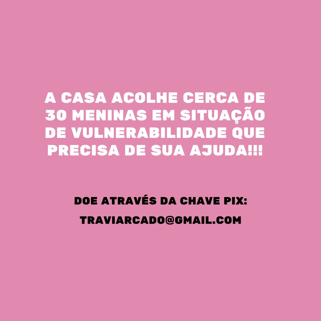 DIA 31 DE MARÇO, DIA INTERNACIONAL DA VISIBILIDADE TRANS 🏳️‍⚧️

Use esse dia para ajudar projetos e meninas que necessitam de sua ajuda, com ajuda financeira e doações de alimentos básicos.

(compartilhe esse tweet para chegar em mais pessoas)