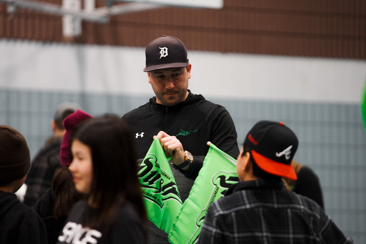 SaskRushLAX's tweet photo. We had a truly special time at Buffalo River School this morning. These students showed incredible enthusiasm and embodied a true sense of community. Thank you for having us!! We may have seen a few future Rush Stars in that gym!
@NexGenEnergy_ #PoweringPositivity https://t.co/puNEOnq7tC