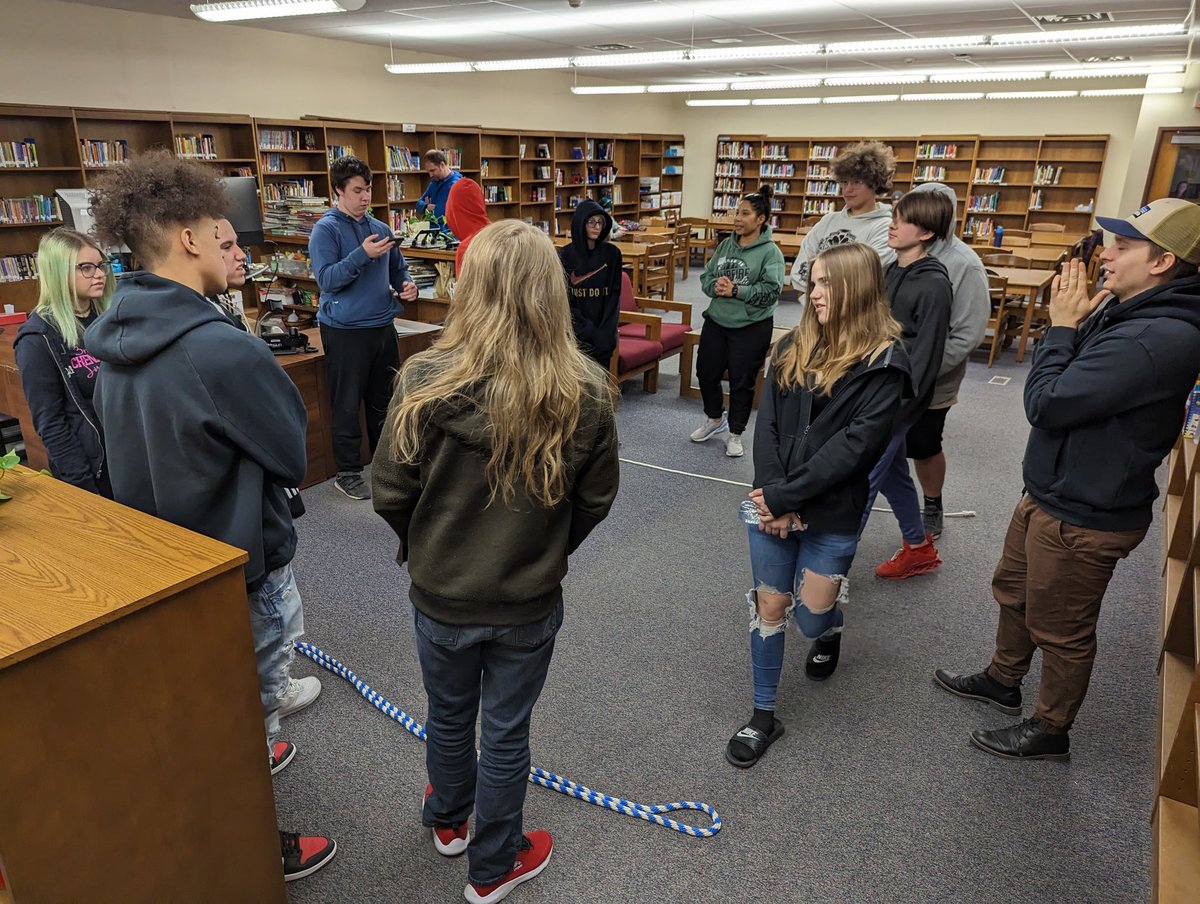 HistoryKabat's tweet photo. Thanks to Nicole &amp; Justin from the Children's Home for coming to work on team building skills in the Exploration &amp; Adventure EC today. Lots of fun, interactive learning! @BTBOCES_IP @BroomeBOCES @BTCareerTechED https://t.co/32x3H6kozb