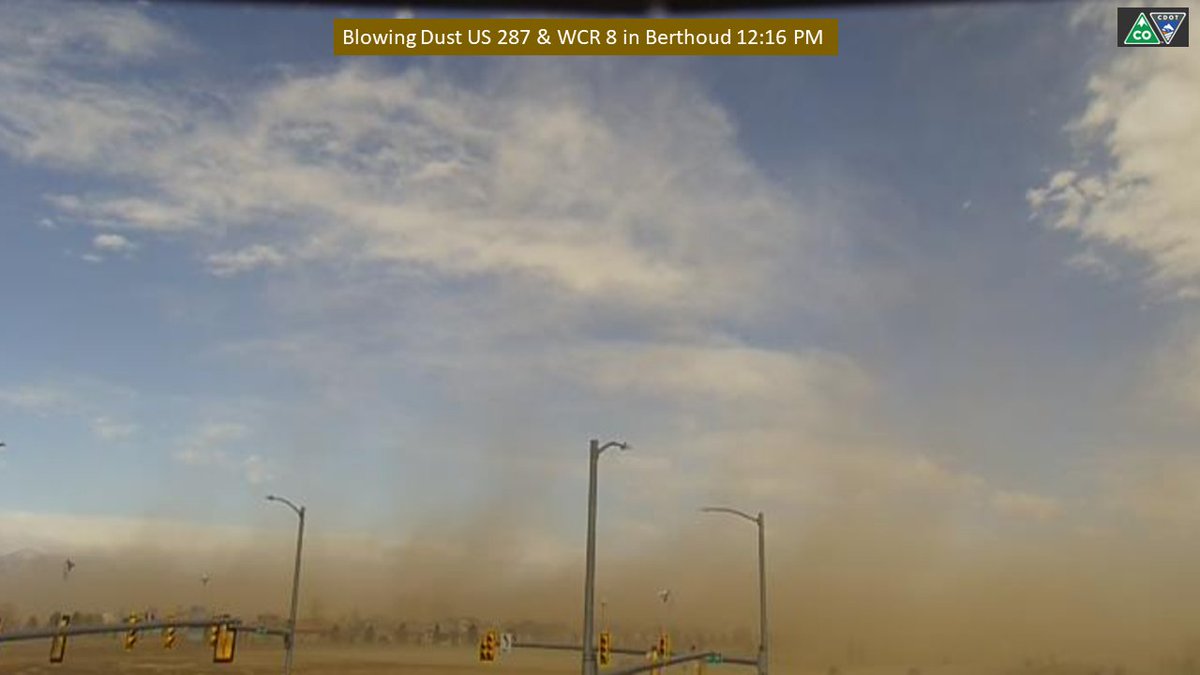 NWSBoulder's tweet image. Strong gusty winds are causing areas of blowing dust across the Front Range Urban Corridor and Northeastern Plains. forecast.weather.gov/product.php?si… #cowx