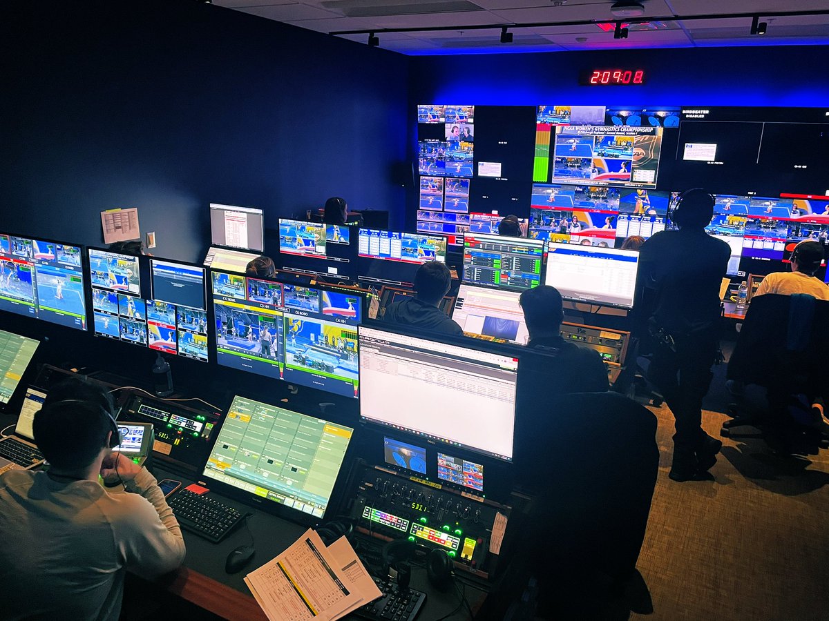The BEST Broadcast team in the country, pulling off the impossible for NCAA Gymnastics Regionals! The team behind the teams: Sara Mackulin, Regan Check, Liam Sporrer, Tristan Russell, Jason Earle and so many more. #H2P