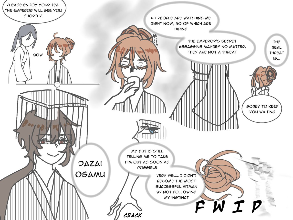 Gold on Twitter: "#soukoku #bsd #dachuu Part 2 and final part for "An