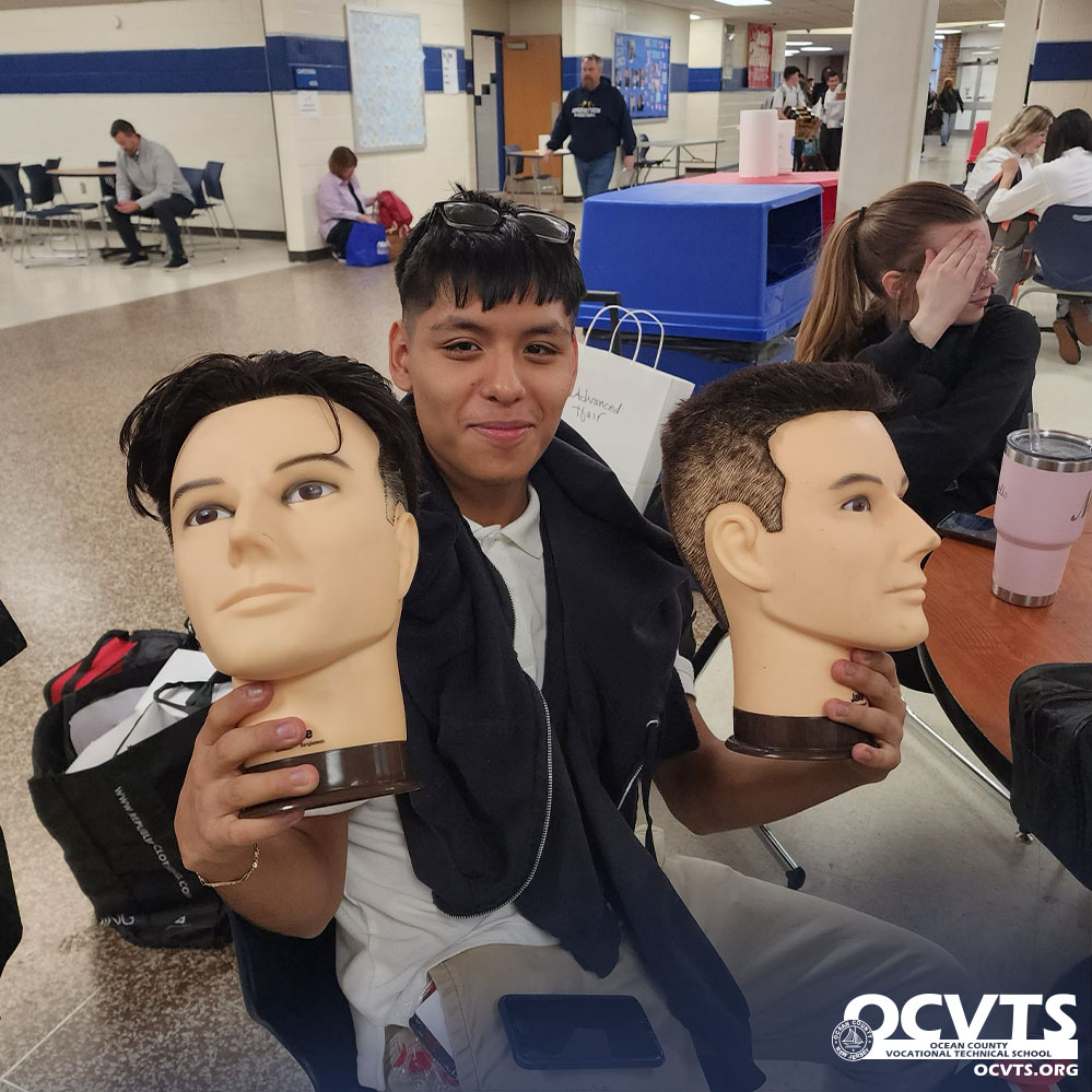 Several students from the OCVTS Cosmetology Program competed at SkillsUSA state competitions held at Gloucester County Institute of Technology. Some of the competitions included: Barbering, Advanced Cosmetology, Knowledge Bowl Team. ocvts.org