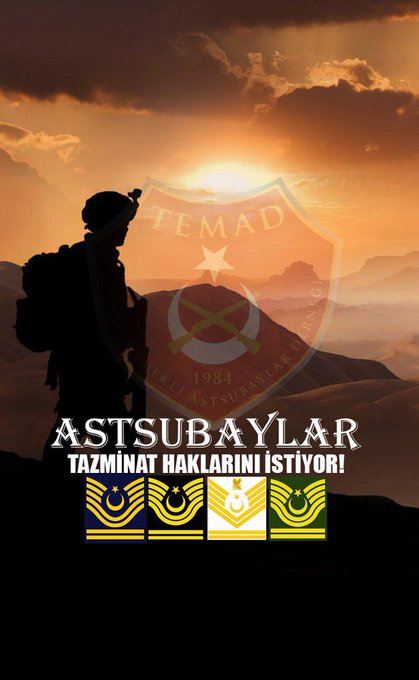 #HedefTazminat
#Kenetleniyoruz
Hakkımızı alana kadar yolumuza devam edeceğiz.
<a href="/tcsavunma/">T.C. Millî Savunma Bakanlığı</a>
<a href="/tcbestepe/">T.C. Cumhurbaşkanlığı</a>