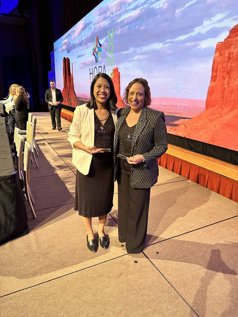 TheKateReichert's tweet photo. So proud of my CHCO colleagues and friends! Congratulations on receiving the HOPA DEI Award! 🤩 #HOPAAC23 https://t.co/pKpxopnb26