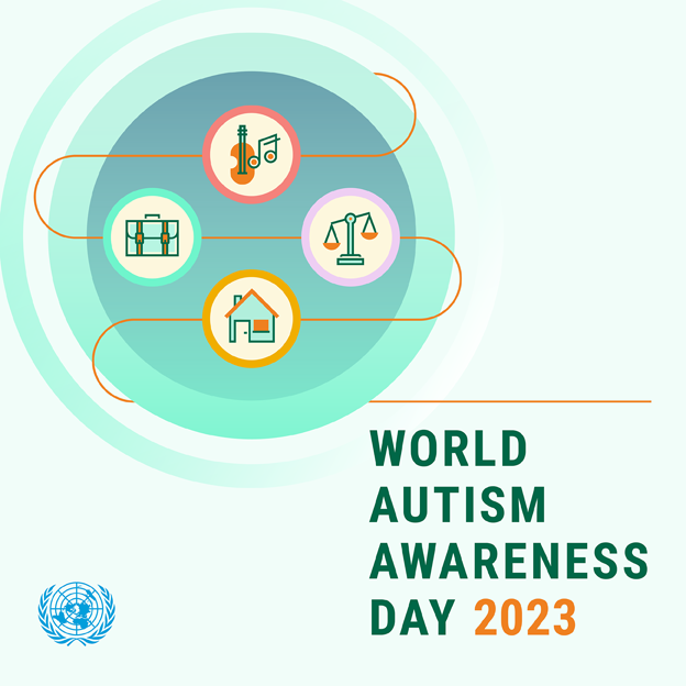 Sunday, April 2, we celebrate World Autism Awareness Day - a UN-recognized day that aims to raise awareness and acceptance about autism.

To learn more about how you can better support, join the World Autism Awareness Day UN event on Sunday, 02 April. bit.ly/2UB0gcf