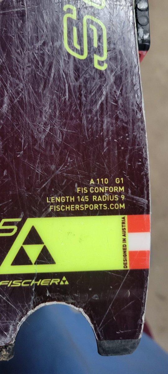 _kcaldwell's tweet photo. @fischersports I'm having issues with delamination on my son's race skis.  It's happening at the tail and right underneath his boot.  Please let me know how we can address this. https://t.co/rcKwjtqI4z