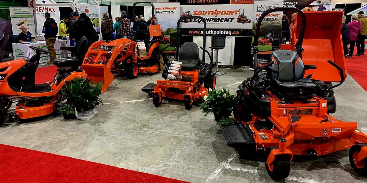 Stop by our booth at the Sarnia Home Show this weekend. We have several <a href="/KubotaCanadaLtd/">Kubota Canada</a> units on display, ready to help you with all of your projects this upcoming season. BUY ONCE, BUY RIGHT. #sarnia #lambton #ckont