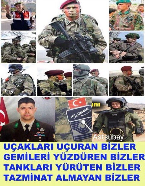 nalyldz90723628's tweet photo. #HedefTazminat     Her zaman ve heryerde ölümüne görev yapan Assubaylar tazminatı hakediyor        @RTErdogan @hulusiakarmsb @dbdevletbahceli https://t.co/3LyteVvcfE