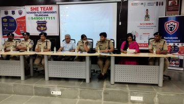 MalkajgiriCop's tweet photo. Today @sheteams_rck, @CyberCrimeRck, along with @RKSC_Rachakonda conducted an awareness program on #CYBER_STALKING & #CYBER_BULLYING at Sreenidhi Engineering clg, Ghatkesar. #DCP_Sheteams Kum. Sri Bala #DCP_CyberCrimes Smt. Anuradha & @DcpMalkajgiri Smt.Janaki participated
#RKSC https://t.co/Jyv3DRLFQn